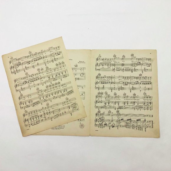 Music Sheets Giannina Mia Italian Piano The Firefly Movie Picture 1937 - Picture 4 of 5